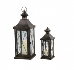 Set of 2 European festival garden out door hurricane lantern