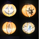 Round Paper Lantern for Halloween Decoration