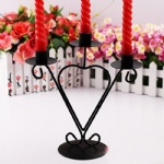 Unique iron art design style candlestick