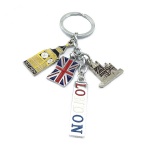 Hot selling metal London souvenir keychain