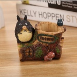 polyresin pen holder table decoration Totoro design