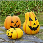 fiberglass Halloween pumpkin for outdoor yard decoration