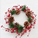 Indoor Christmas Decoration Artificial Pine Christmas Wreaths