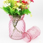 Glass flower vase table decoration /holder simple style